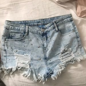 High waisted shorts